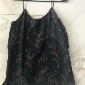 Theory Odette B Rosedale Silk Tank